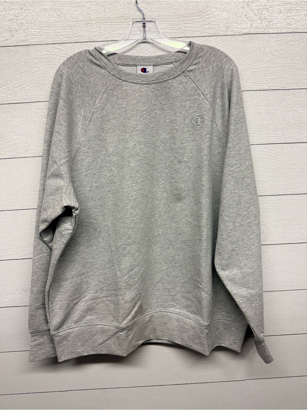 Champion Men's Crewneck Sweatshirt - Heather Gray Size XL NWT